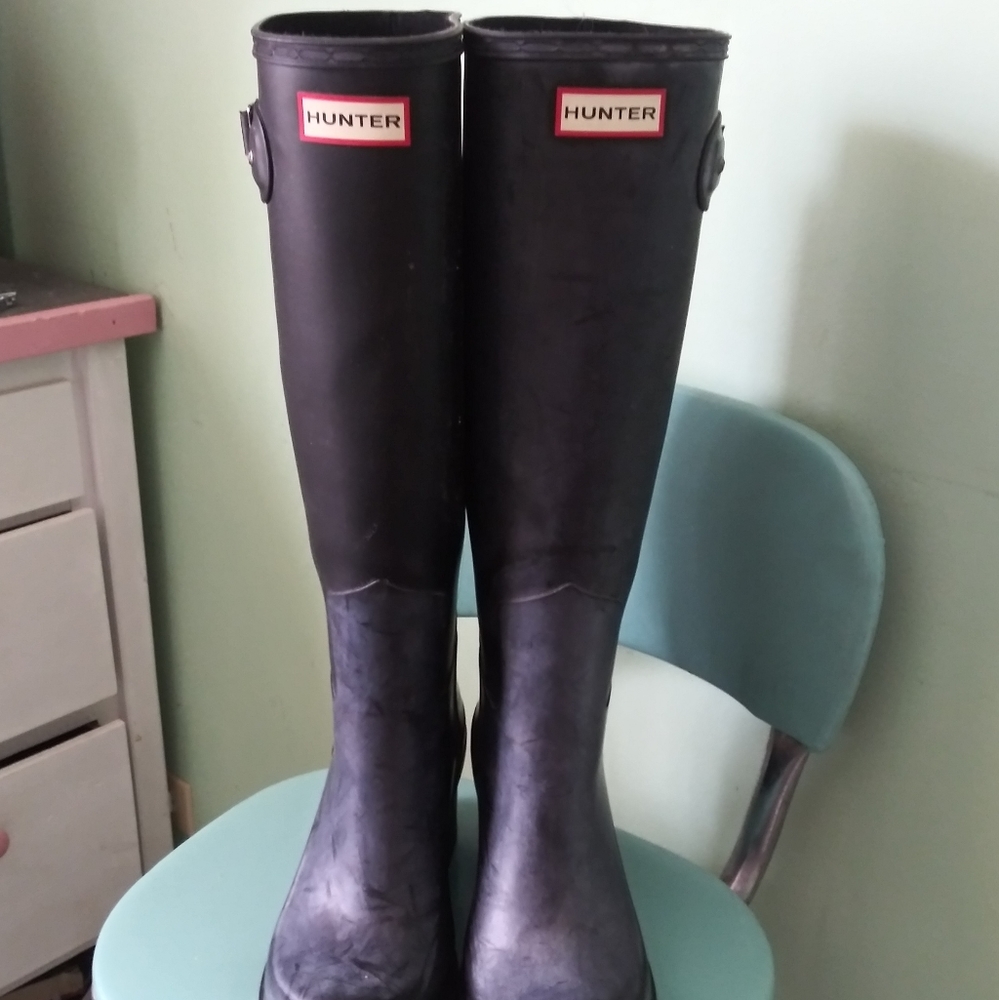 Hunter Tall Wedge Boots